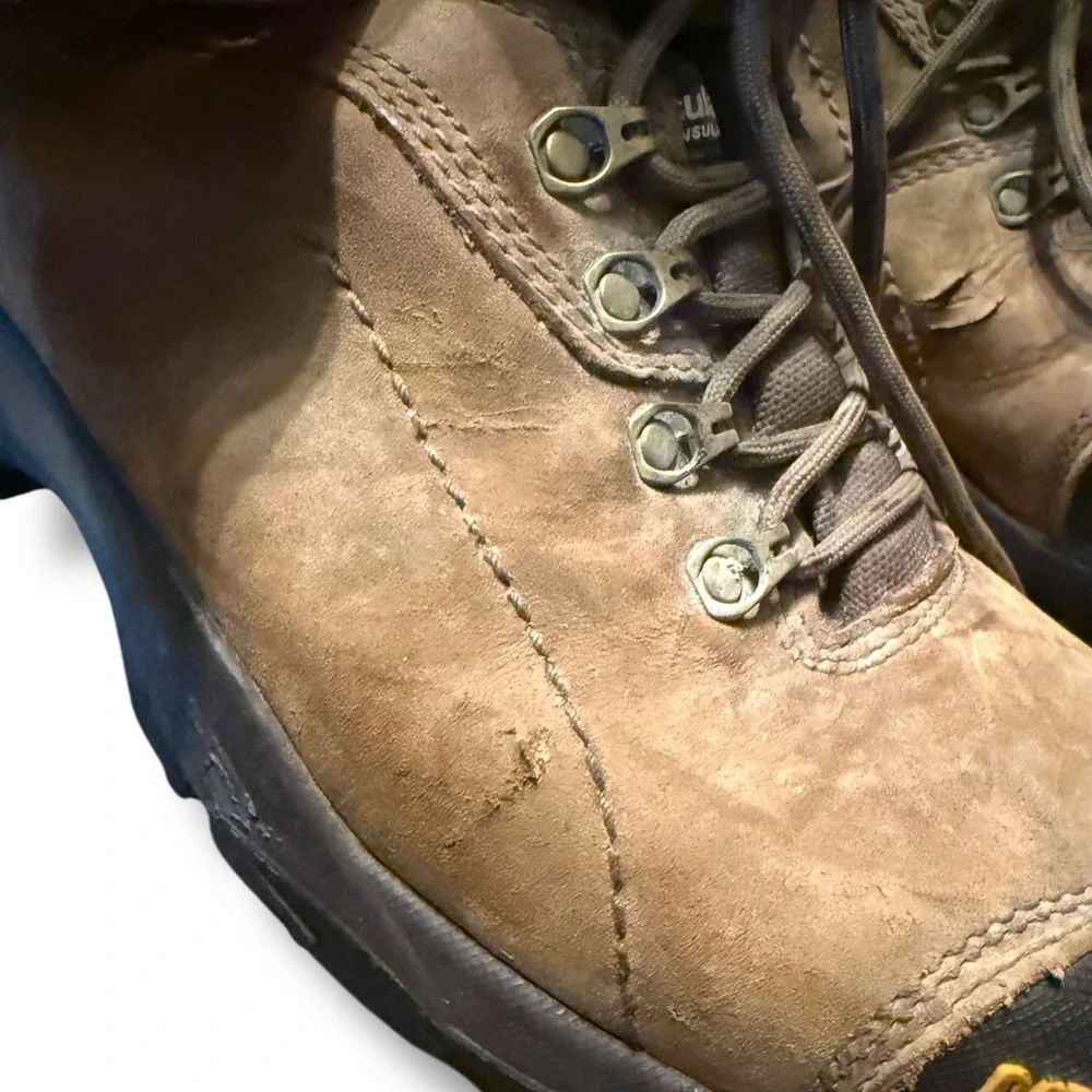 Caterpillar Diagnostic Hi Steel Toe Boots Men's Size‎ 10.5 Brown Waterproof Work